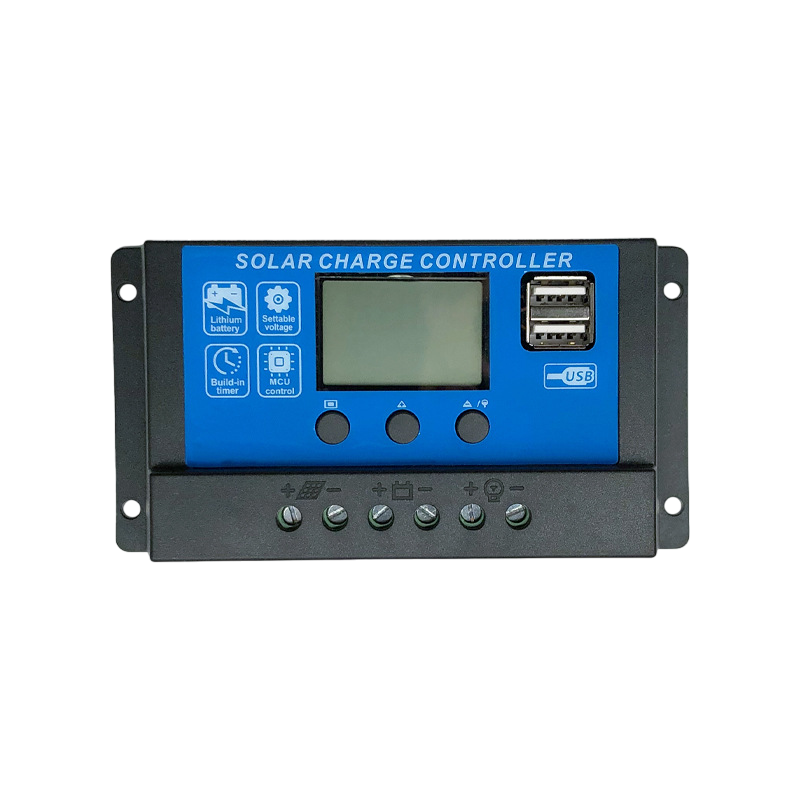 PWM Solar Charge Controller 10A 20A 30A 12V/24V  With LCD Display and Dual USB